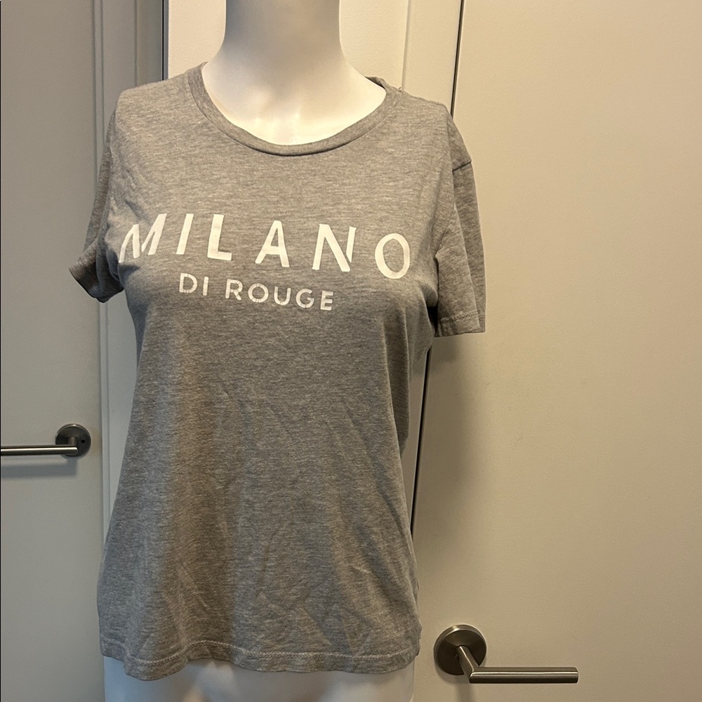 Milano Di Rouge Gray Short Sleeve Tee